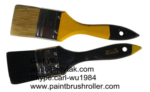 Natural bristle Chinese bristle synthetic mix 2 piece paint brush sets wood handle plastic handle 2 inch PBS-004