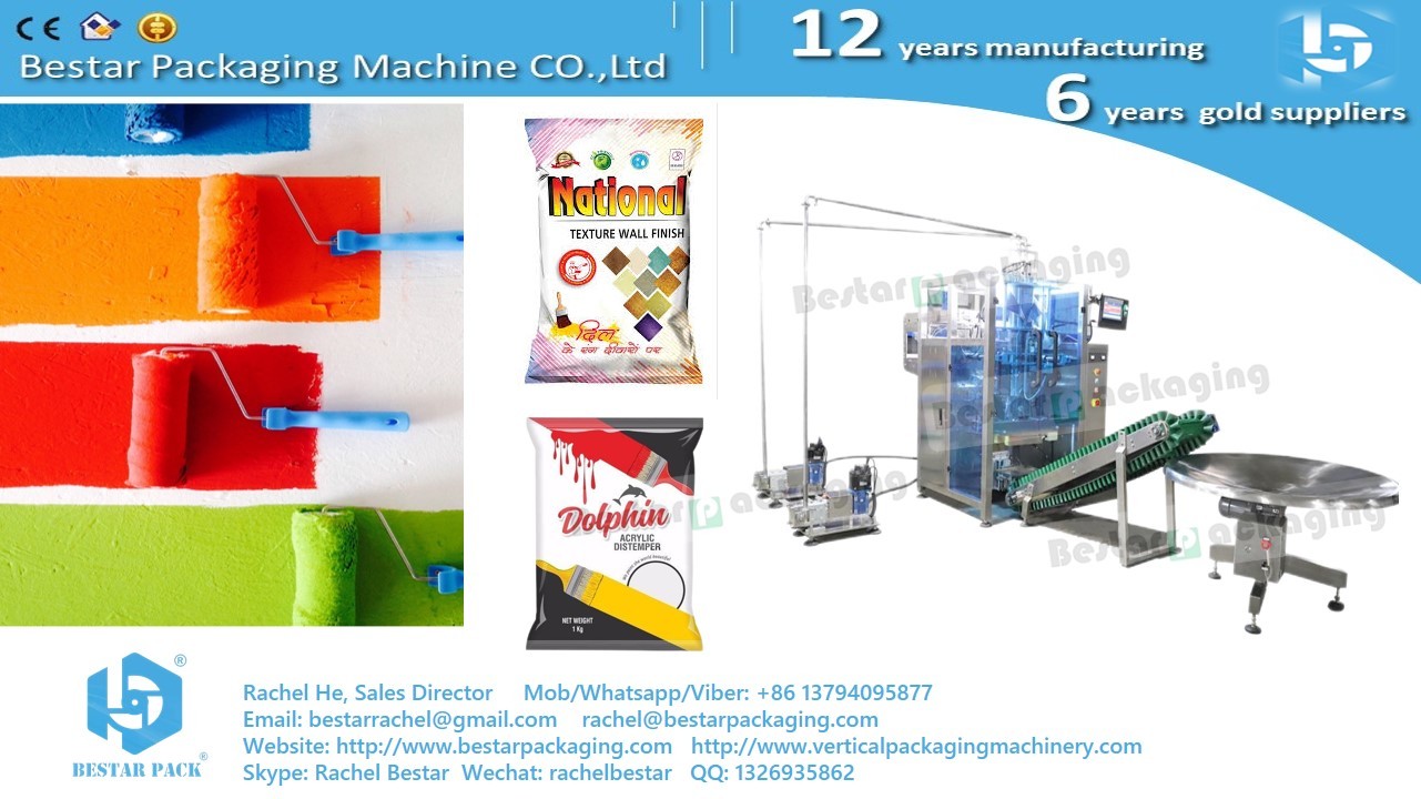Latex paint automatic measuring and filling bag packaging machine BSTV-650P