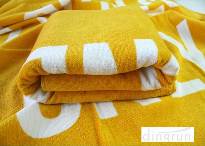 Soft Fast Dry Personalized Beach Towels Monogrammed For Adults , Full Color Reactive Printed