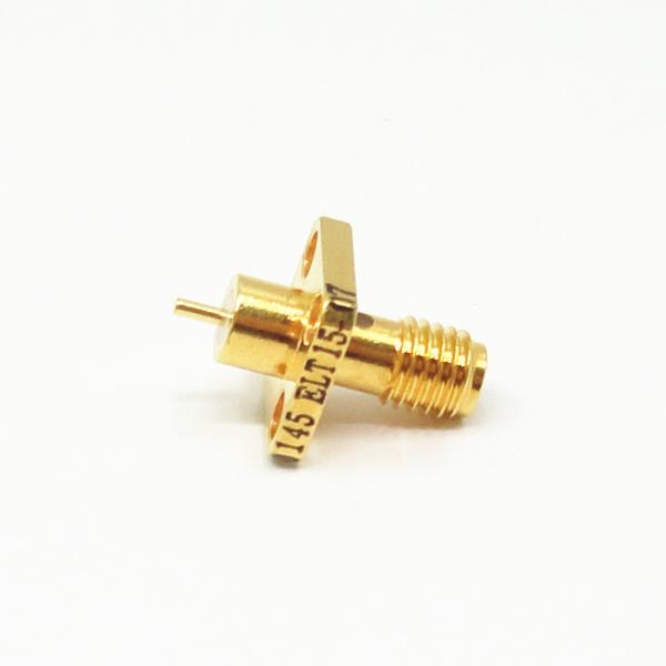 Buy cheap High Frequency SSMA Female Connector 4 Holes Flange RF Coax Connector from wholesalers