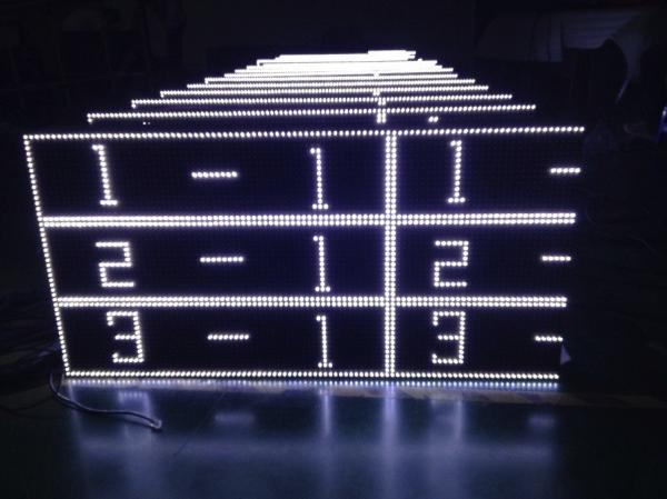 Buy cheap Outdoor White Scrolling Led Sign Cabinet For Advertising AC220V / 110V from wholesalers