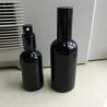 Buy cheap Black Essential Oil Serum Slip Shoulder Glass Dropper Bottle With Screw Cap from wholesalers