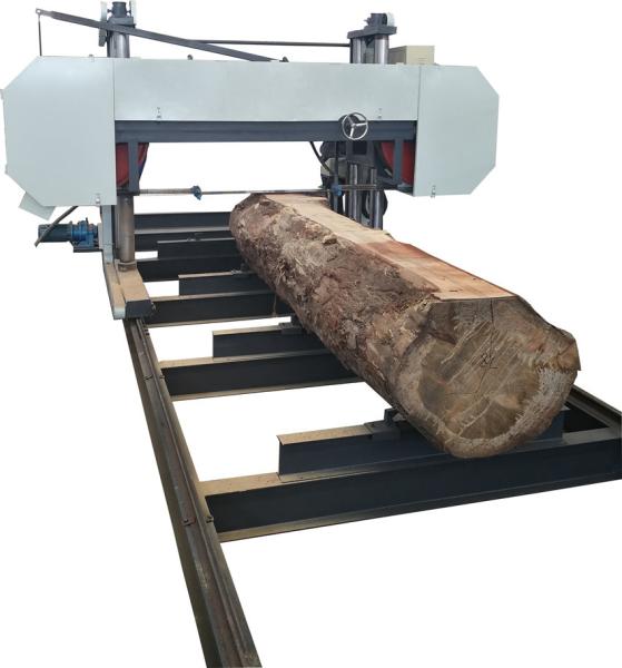 Buy cheap MJ2000 Sawmill big wood log bandsaw sawmill, Woodworking electric large band saw mill from wholesalers