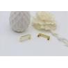 Buy cheap High end zinc alloy light gold 19 mm square metal arch bridge buckle with best price from wholesalers