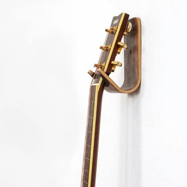 Buy cheap Wooden Guitar Wall Hanger Design Wall Mount Guitar Holder Acoustic Guitar Accessories from wholesalers