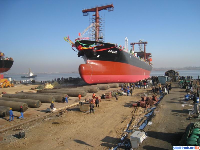Customizable Size 4-14 Layers Boat Ship Launching Airbags Marine Ship Airbag
