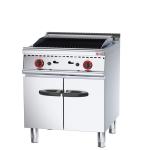 700*700* 850 70 mm Stainless Steel Gas Standing Lava Grill for Commercial