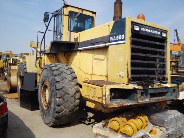Buy cheap KOMATSU WA500-1 Second Hand Wheel Loaders 4.4cbm Bucket 291HP Engine Power from wholesalers