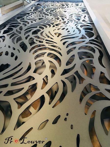 Buy cheap Customized Aluminum Decorative Laser Cut Metal Panels For Hotel Fence from wholesalers