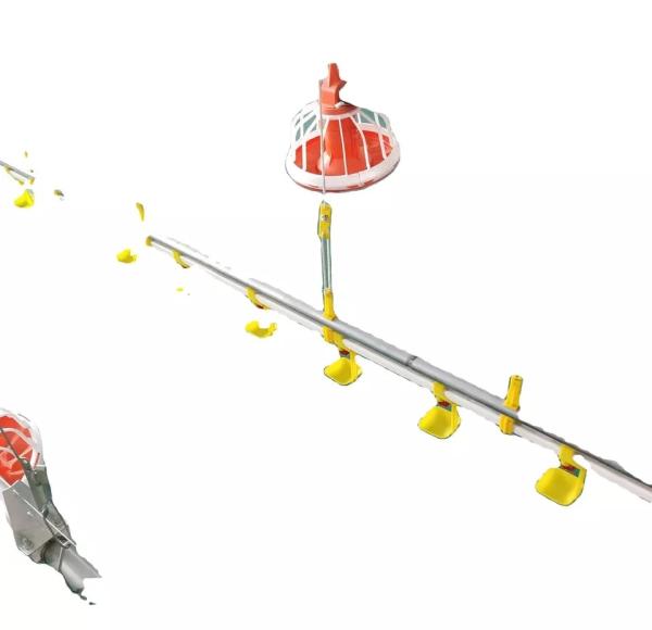 Buy cheap HX Poultry Farming Machine 0.75KW D45 Broiler Pan Feeding System from wholesalers