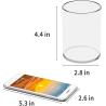 Buy cheap Acrylic Pen Holder 2 Pack,Clear Desktop Pencil Cup Stationery Organizer For Office Desk Accessory -Round from wholesalers