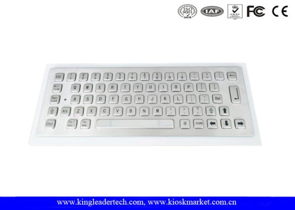 Buy cheap 304 Stainless Steel Industrial Mini Keyboard High Vandal-Proof With 64Keys from wholesalers