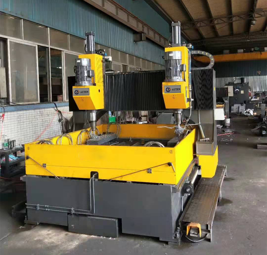 Flange CNC Plate Drilling Machine 560r/Min With Double Spindle