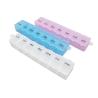 Buy cheap Portable 7 Day Pill Box Organizer 7 Grid Blue Whtie 7-Day Pill Box from wholesalers