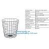 Buy cheap Wholesale china trade decorative laundry metal wire material storage basket, Storage Metal Wire Fruit Basket hanging wir from wholesalers