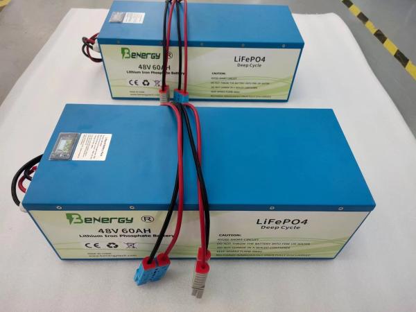48V 60AH Lifepo4 Batteries High Power Rechargeable Lithium for Golf Cart club