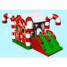 Buy cheap Outdoor Merry Christmas Inflatable Bounce house Dry Slide With Air Blower from wholesalers