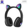 Buy cheap Dynamic Circle Cute Cat Ear Headphones 100dB Wireless Gaming Headset from wholesalers