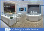 Modern Custom Wooden Lockable Jewelry Display Cases For Retail Shop