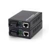 Buy cheap Black Ethernet Fiber Media Converter 10/100/1000M Single Fiber Single Mode 20km from wholesalers