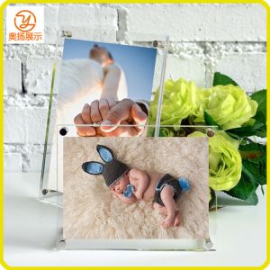 Buy cheap Promotional customized clear acrylic photo frame picture frame with magnets from wholesalers