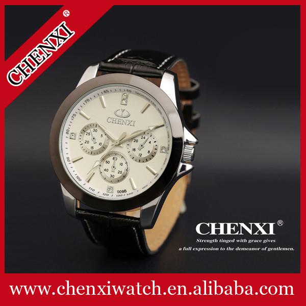 Buy cheap 2015 New Fashion Wristwatch Stainless Steel CHENXI Top Quality Alloy Watch Leather Watch from wholesalers