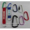 Buy cheap Aluminum Carabiner mountaineer short strap lanyard, metal carabiner wrist lanyards, from wholesalers