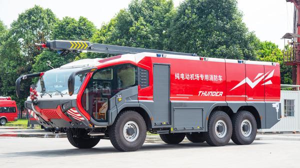 Electric 6x6 Airport Rescue Fire Fighting Truck Arff Specialized Vehicle Airport