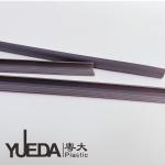 Odorless Plastic Extruded Profiles For Furniture Fittings Grey Black