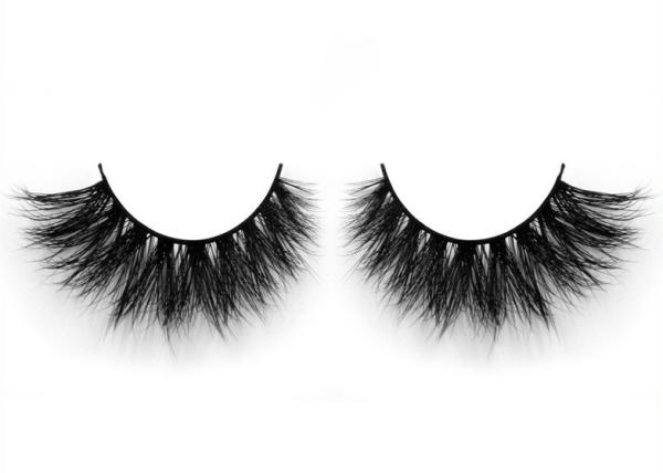 Buy cheap 100% Mink Fur Invisible Band Eyelashes , Fashion Design Thick False Eyelashes from wholesalers