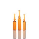 2ml amber borosilicate glass ampoule medical cosmetic use