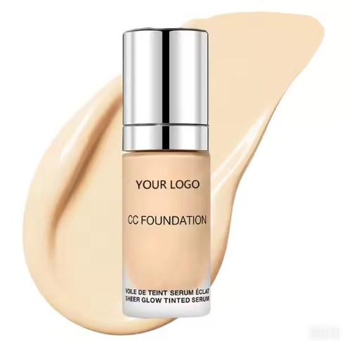 Buy cheap Hot Private Label Brightening CC Foundation Makeup Foundation Whitening Waterproof Face Liquid Foundation from wholesalers