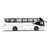 Buy cheap Customized Refurbished Used Buses Luxury Coaches Bus with Gross Vehicle Weight 18000 from wholesalers