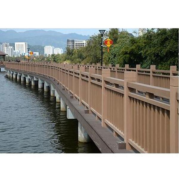 Buy cheap Composite WPC Hand Railing Commercial WPC Stair Railing Fire Retardant from wholesalers