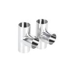 Stainless Steel 3A.Sms.DIN.BPE Mirror Three-Clip Joint - Sanitary Welded End Tee