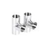 Buy cheap Stainless Steel 3A.Sms.DIN.BPE Mirror Three-Clip Joint - Sanitary Welded End Tee from wholesalers