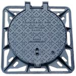 Buy cheap Heavy Duty Ductile Iron Manhole Cover And Frame 54kg Anti Slip EN124 from wholesalers
