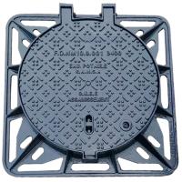 Buy cheap Heavy Duty Ductile Iron Manhole Cover And Frame 54kg Anti Slip EN124 product