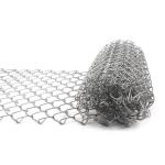 9 Gauge Galvanized Chain Link Fence 3mm Wire 50x50mm 60x60mm Mesh Size