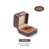 Buy cheap Coffee Vintage PU Square Buckle Packaging Box For Jewelry from wholesalers