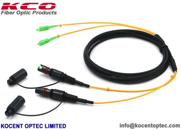 Buy cheap FTTH Outdoor 5G LSZH FTTA SC APC 1cores 5.0mm Optical Fiber Patch Cables from wholesalers