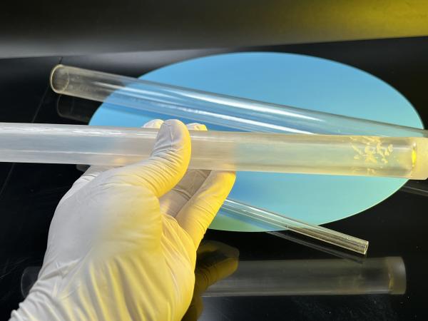 Buy cheap Corrosion Resistant Thermocouple Protection Tubes Transparent Sapphire Glass Pipe from wholesalers