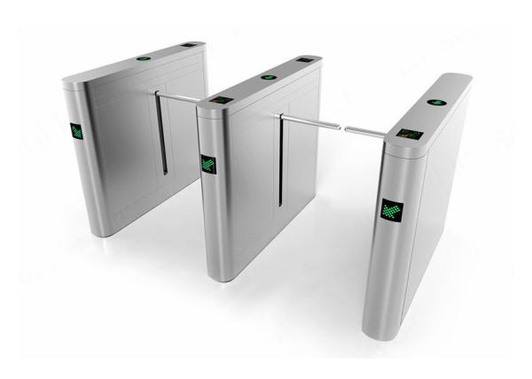 Buy cheap Face Recognition 1000mm Height 10mA 40W Drop Arm Turnstile from wholesalers