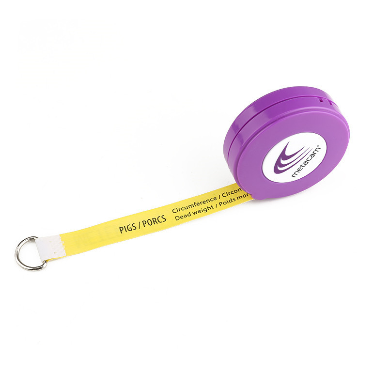 Circular Livestock Farming Animal Weight Measuring Tape Dual Language Weight Scale For Veterinarian Clinics