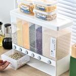 Sonsill Wall Mounted Dry Food Dispenser For Rice Grain Storage