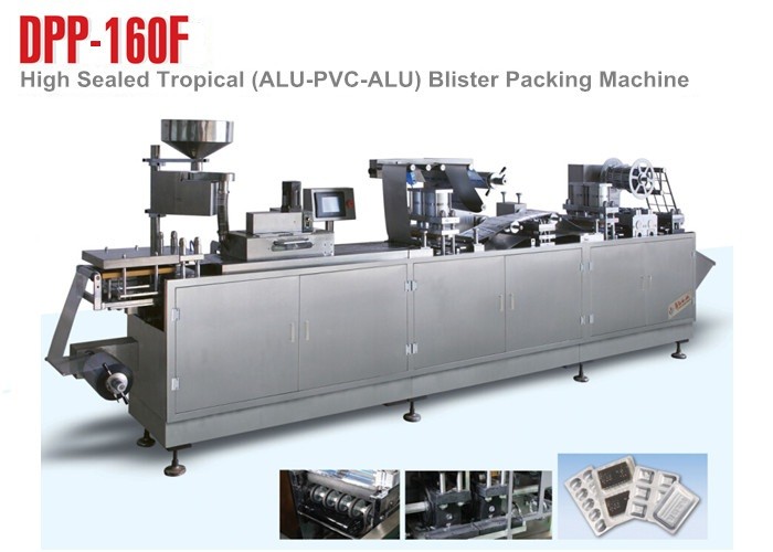 Aluminum Plastic Blister Line Pharmaceutical Packaging Machine CE Certificated