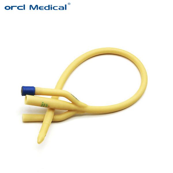 Buy cheap Disposable 3 Way Latex Foley Catheter Soft Value Plastic Silicone Coated Latex Catheter from wholesalers