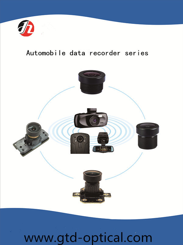 2.8mm F2.0 1/3" Reverse Camera Lens Recorder For Law Enforcemen
