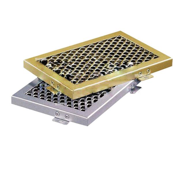 Buy cheap Waterproof Stretch Mesh Aluminum Plate Exterior Wall Tensile Diamond Hole Grid Curtain Wall Ceiling from wholesalers