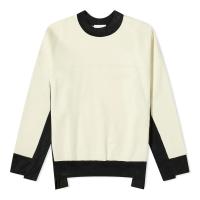 Buy cheap Men Fleece Crew Neck Sweatshirt Loose Fit Paneled Long Sleeve Sweatshirt product